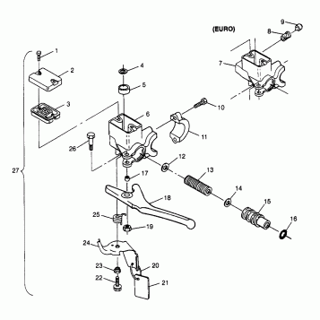 MASTER CYLINDER TRAN SPORT 0970143 and EUROPEAN TRAN SPORT E970143 (4938293829B001)