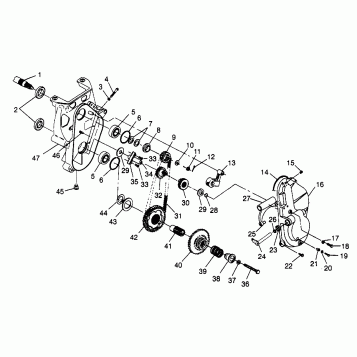 CHAINCASE TRAN SPORT 0970143 and EUROPEAN TRAN SPORT E970143 (4938293829B007)
