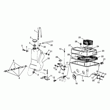 OIL TANK / AIR BOX TRAN SPORT 0970143 and EUROPEAN TRAN SPORT E970143 (4938293829C003)
