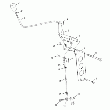 REVERSE SHIFTER LINKAGE TRAN SPORT 0970143 and EUROPEAN TRAN SPORT E970143 (4938293829C004)