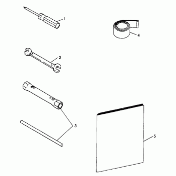 TOOL KIT TRAN SPORT 0970143 and EUROPEAN TRAN SPORT E970143 (4938293829C013)