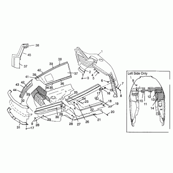 NOSEPAN  TRAIL 0972761, EUROPEAN TRAIL E972761,  TRAIL TOURING 0972262 and (4938313831A011)