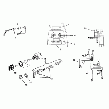 IGNITION and WIRE HARNESS TRAIL TOURING 0972262 and EUROPEAN TRAIL TOURING (4938313831B002)