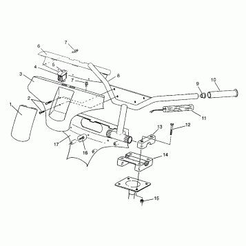 STEERING - HANDLEBAR TRAIL 0972761 and EUROPEAN TRAIL E972761 (4938313831B005)