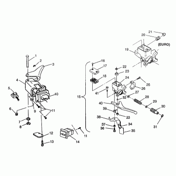 CONTROLS TRAIL 0972761, EUROPEAN TRAIL E972761,  TRAIL TOURING 0972262 and (4938313831B008)