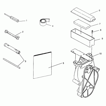 TOOL KIT TRAIL 0972761, EUROPEAN TRAIL E972761,  TRAIL TOURING 0972262 and (4938313831B013)
