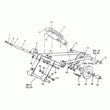 FRONT TORQUE ARM (TOURING) TRAIL TOURING 0972262 and EUROPEAN TRAIL TOURING (4938313831C007)