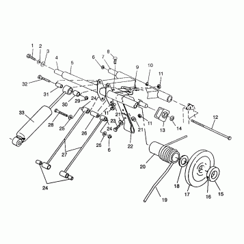 REAR TORQUE ARM TRAIL 0972761 and EUROPEAN TRAIL E972761 (4938313831C008)