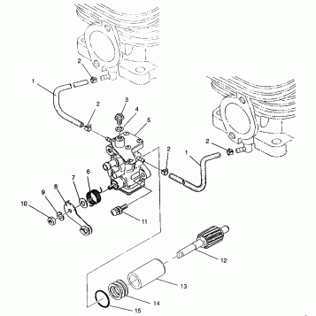 OIL PUMP TRAIL 0972761, EUROPEAN TRAIL E972761,  TRAIL TOURING 0972262 and (4938313831D005)