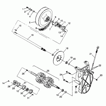 DRIVE TRAIN Trail RMK 0970961 (4938333833B007)