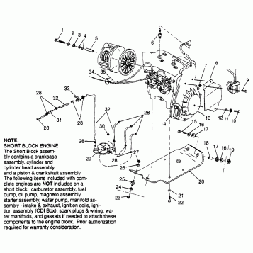 ENGINE MOUNTING Trail RMK 0970961 (4938333833B014)