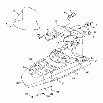 HOOD CLASSIC 0973865 (4938463846A010)