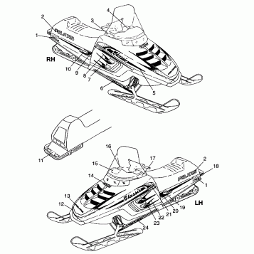 DECALS CLASSIC  0973865 (4938463846A012)