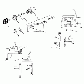 IGNITION and WIRE HARNESS CLASSIC 0973865 (4938463846B001)