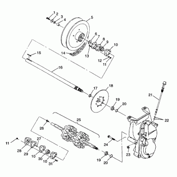 DRIVE TRAIN CLASSIC 0973865 (4938463846B008)