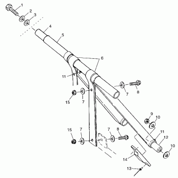 FRONT TORQUE ARM CLASSIC  0973865 (4938463846B011)