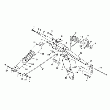 REAR TORQUE ARM CLASSIC 0973865 (4938463846B012)
