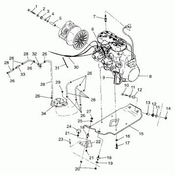 ENGINE MOUNTING CLASSIC 0973865 (4938463846C001)