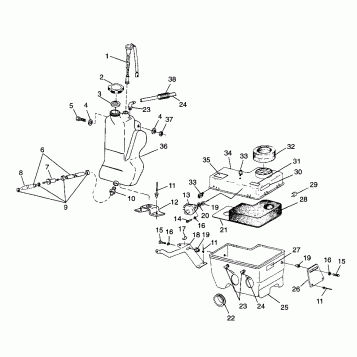 OIL TANK / AIR BOX CLASSIC 0973865 (4938463846C003)