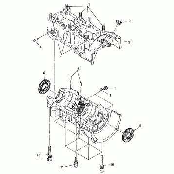 CRANKCASE CLASSIC 0973865 (4938463846C005)