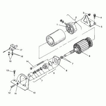 STARTING MOTOR CLASSIC 0973865 (4938463846C014)