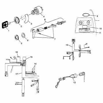 IGNITION and WIRE HARNESS CLASSIC TOURING 0973365 and EUROPEAN CLASSIC TOUR (4938493849A010)