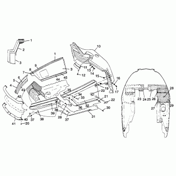 NOSEPAN CLASSIC TOURING 0973365 and EUROPEAN CLASSIC TOURING E973365 (4938493849A011)