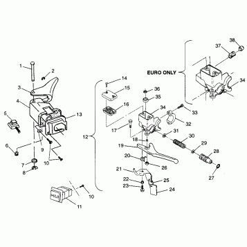 CONTROLS CLASSIC TOURING 0973365 and EUROPEAN CLASSIC TOURING E973365 (4938493849B006)