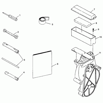 TOOL KIT CLASSIC TOURING 0973365 and EUROPEAN CLASSIC TOURING E973365 (4938493849C007)