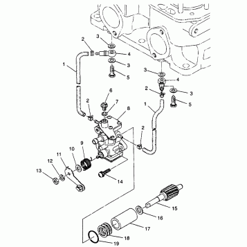 OIL PUMP CLASSIC TOURING 0973365 and EUROPEAN CLASSIC TOURING E973365 (4938493849C014)