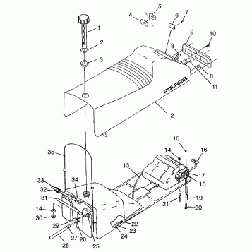 SEAT and GAS TANK RXL 0976768 (4938523852A007)