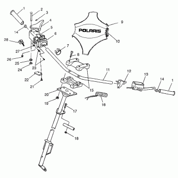 STEERING - HANDLEBAR RXL 0976768 (4938523852B004)