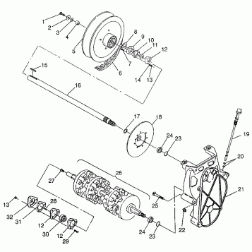 DRIVE TRAIN  RXL 0976768 (4938523852B009)