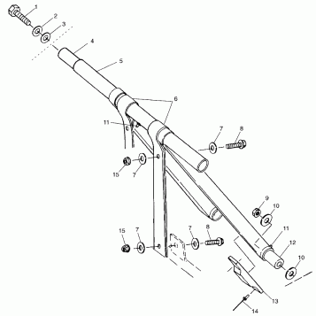 FRONT TORQUE ARM RXL 0976768 (4938523852B012)