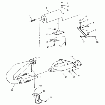 EXHAUST SYSTEM RXL 0976768 (4938523852C004)