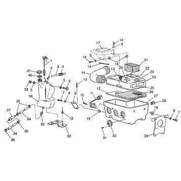 OIL TANK / AIR BOX  RXL 0976768 (4938523852C005)