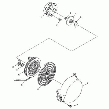 RECOIL STARTER RXL 0976768 (4938523852C014)