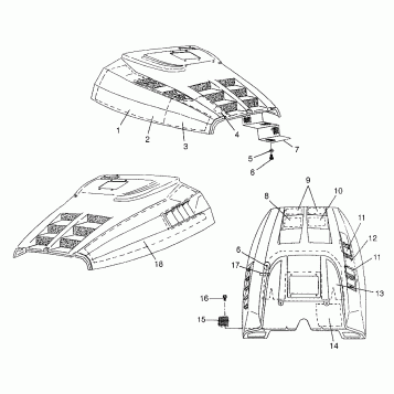 HOOD - FOAM/FOIL - E970566 (4938573857a012)