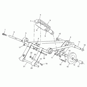 FRONT TORQUE ARM (SKS) 700 SKS 0970566 and EUROPEAN 700 SKS E970566 (4938573857B013)