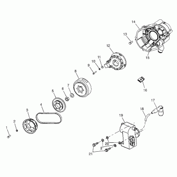 MAGNETO 700 RMK 0970966, 700 SKS 0970566, and EUROPEAN 700 SKS E970566 (4938573857C012)