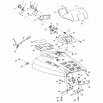 HOOD XCF 0971643 (4938613861A009)