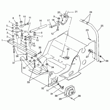 STEERING XCF 0971643 (4938613861B004)