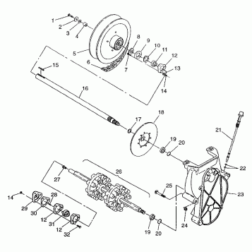 DRIVE TRAIN XCF 0971643 (4938613861B007)