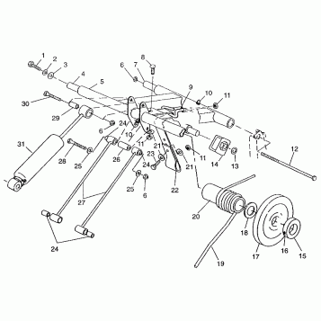 REAR TORQUE ARM XCF 0971643 (4938613861B011)