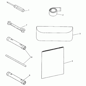 TOOL KIT XCF 0971643 (4938613861B012)