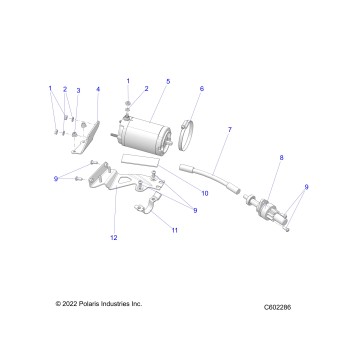 ENGINE, STARTER MOTOR - S23TKV8RS ES OPTIONS (C602286)