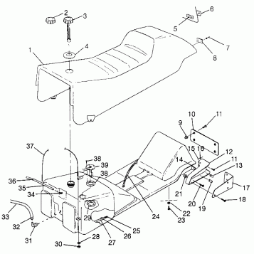 SEAT and GAS TANK ULTRA SPX 0975678, ULTRA SPX SE H975678 and EUROPEAN ULTR (4939533953A006)