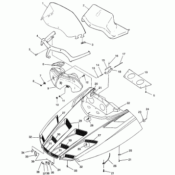 HOOD ULTRA SPX 0975678, ULTRA SPX SE H975678 and EUROPEAN ULTRA SPX SE E975 (4939533953A011)