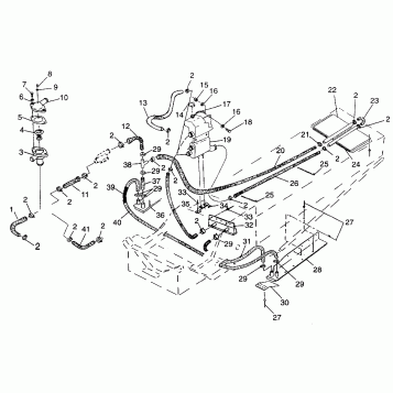 COOLING SYSTEM ULTRA SPX 0975678, ULTRA SPX SE H975678 and EUROPEAN ULTRA S (4939533953B009)