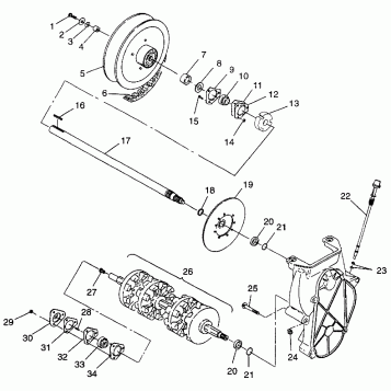 DRIVE TRAIN ULTRA SPX 0975678, ULTRA SPX SE H975678 and EUROPEAN ULTRA SPX (4939533953B010)